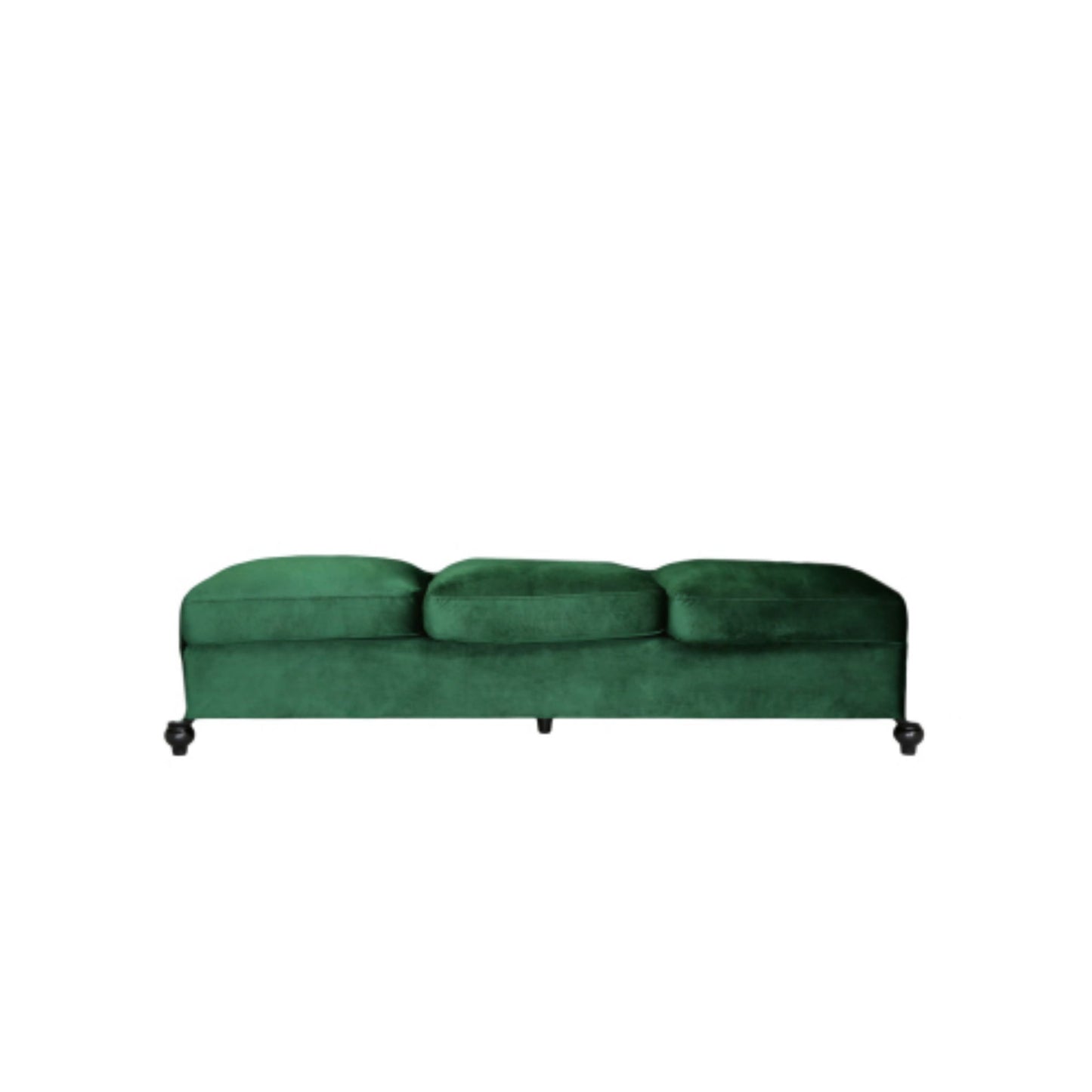 Durable 3-Seater Emerald Velvet Sofa, Combining Luxurious Comfort with Christmas Design, Perfect for Elegant Living Spaces, Featuring Plush Upholstery for Relaxation and a Touch of Sophisticated Style