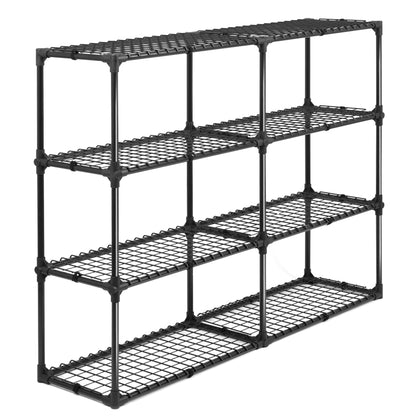 4-SHELF WIRE RACK WITH COVER(2PACK)