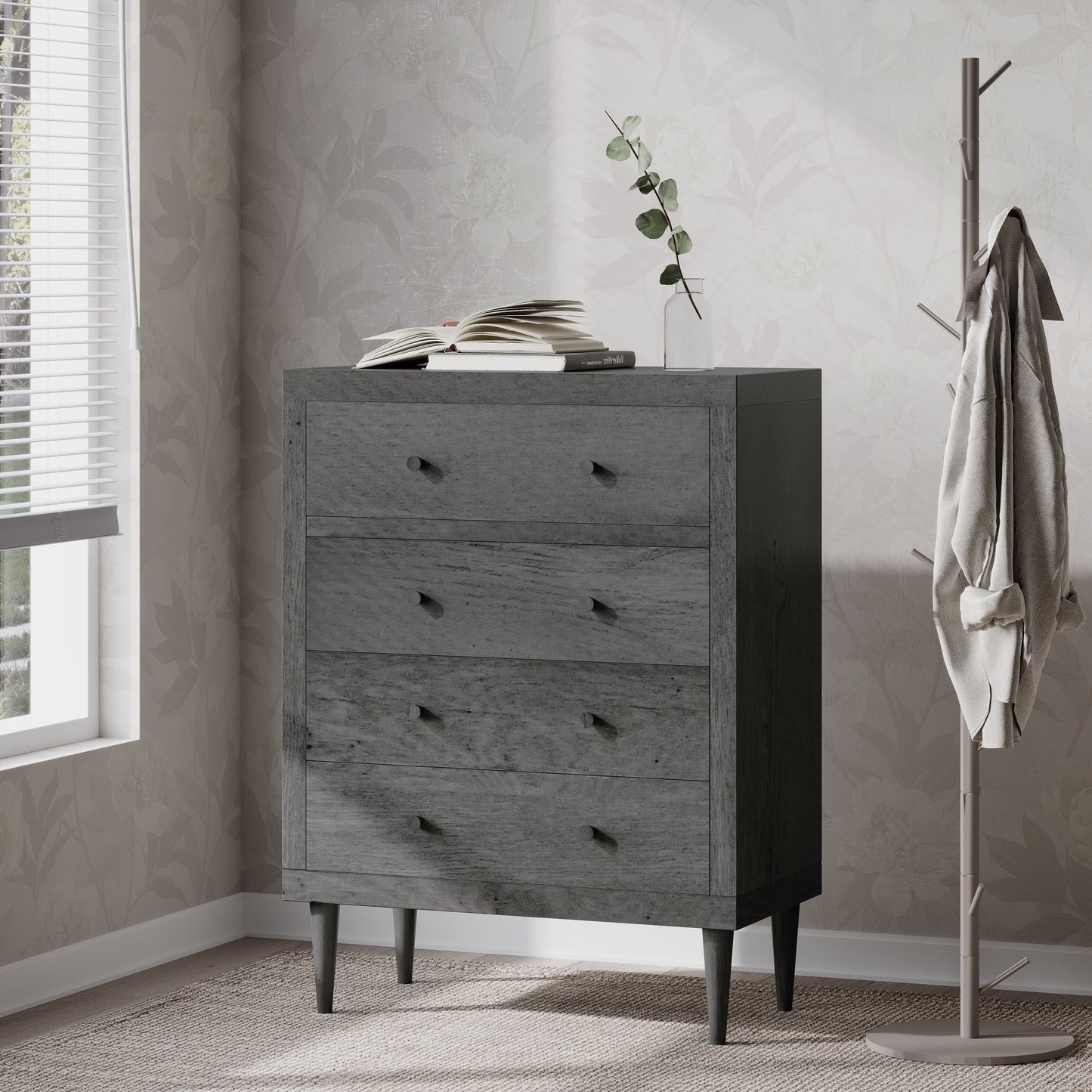 NORDIC 4-DRAWER CHEST