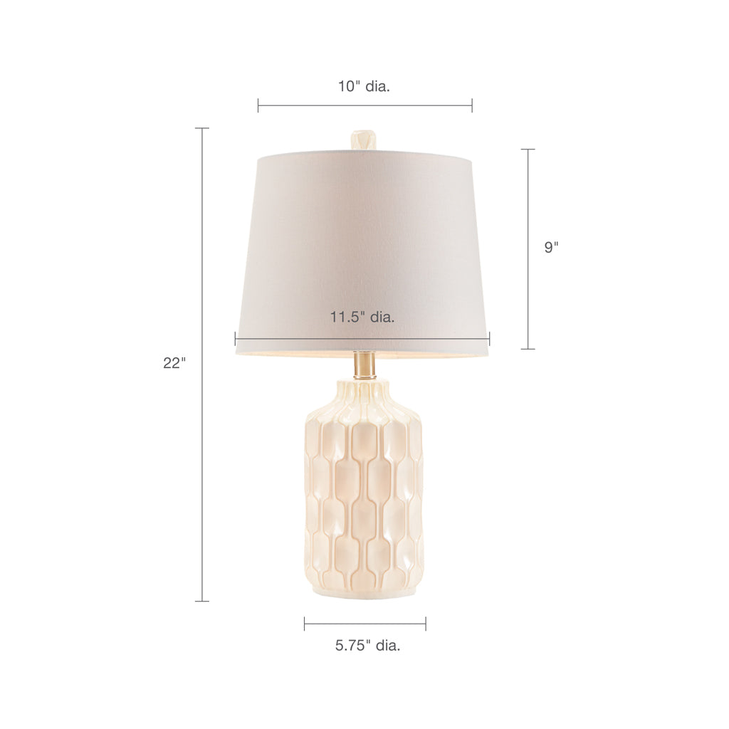 Contour Ceramic Table Lamp