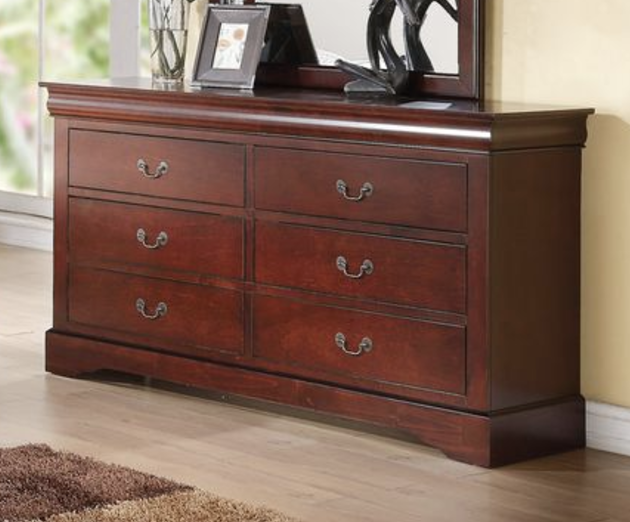 Louis Philippe III Cherry Finish Dresser