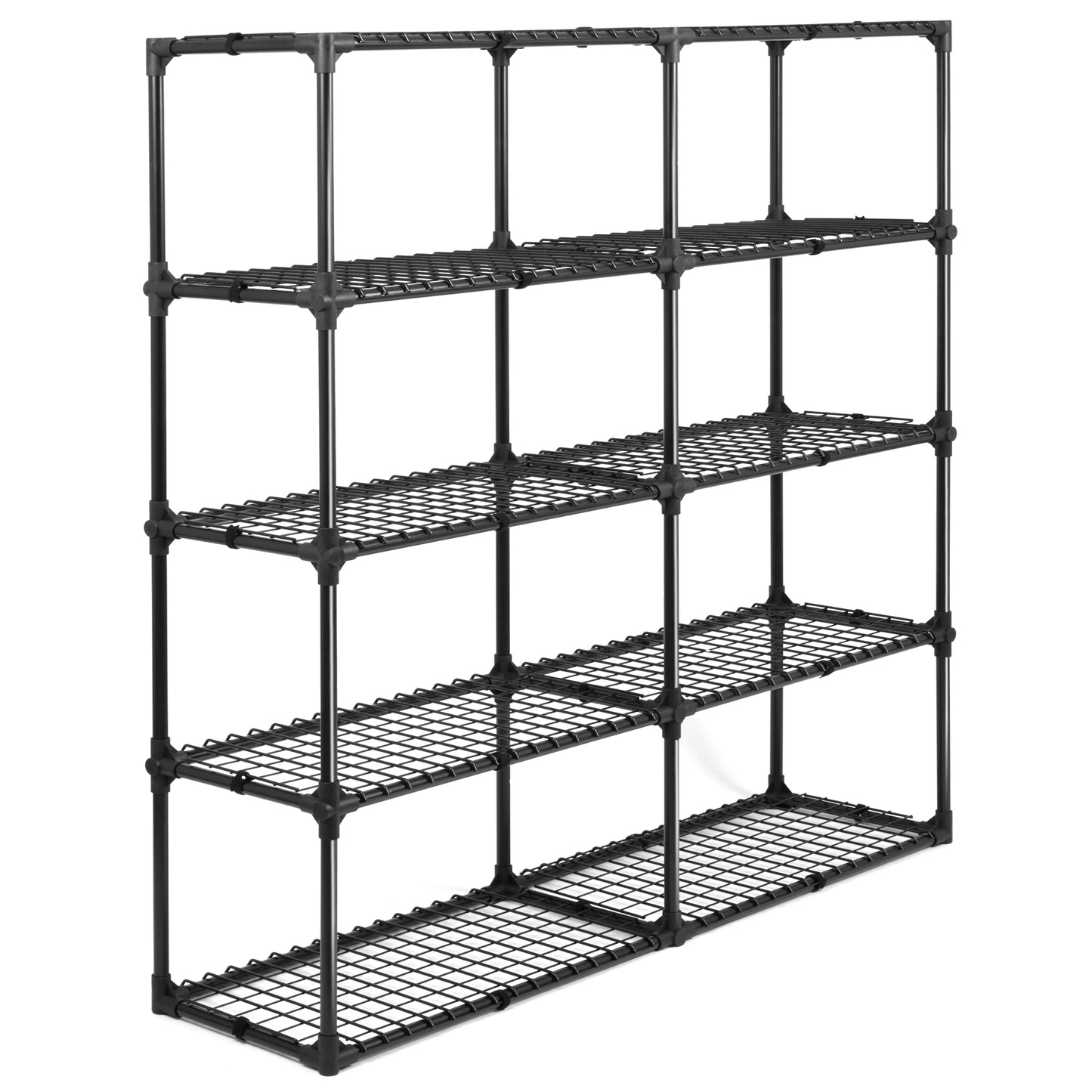 5-SHELF WIRE RACK WITH COVER (2PACK)