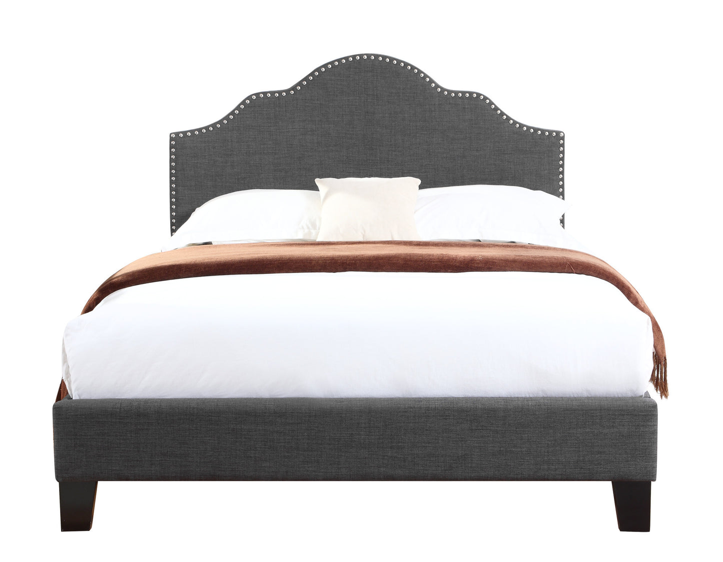 Kopa Gray Full Upholstered Bed