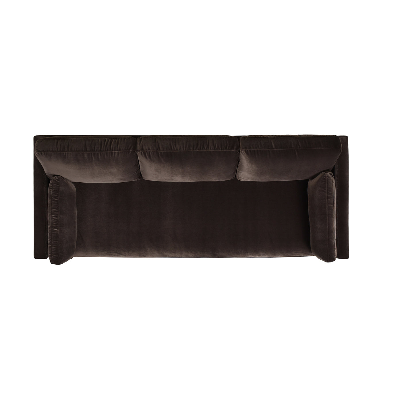 Knox 84" Modern Farmhouse Sofa, Deep Brown Performance Velvet