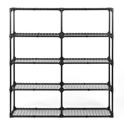 5-SHELF WIRE RACK WITH COVER (2PACK)