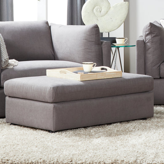 Enda Living Room Fabric Ottoman