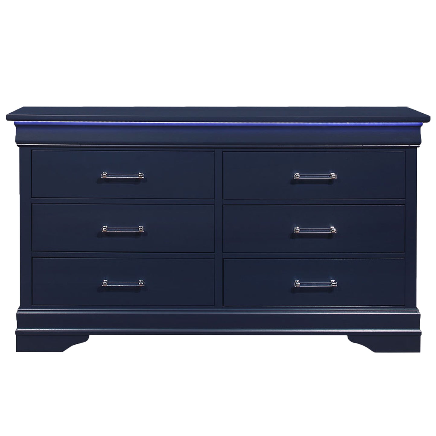 CHARLSTON BLUE DRESSER WITH LED