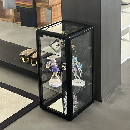 Tempered Glass Counter Top Display Showcase with Sliding Glass Door and Lock,Standard Aluminum Framing with Sliding Glass Door and Lock-display cabinet