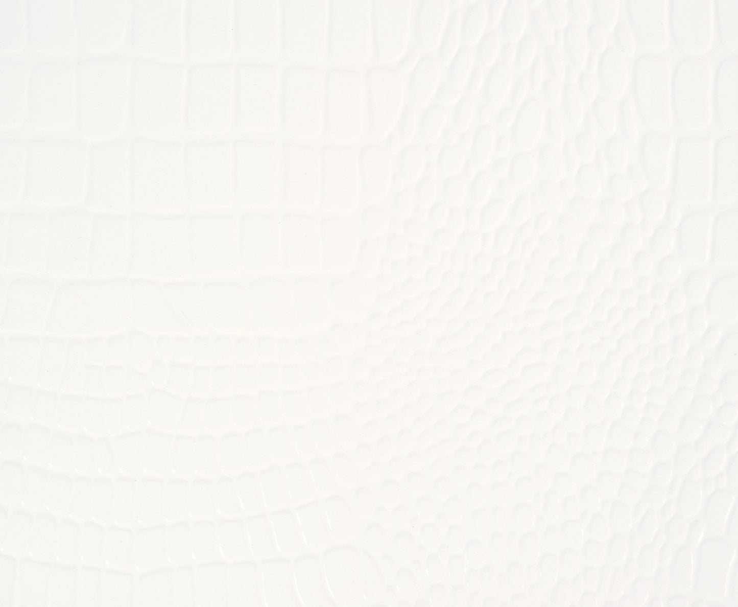 Glamorous Design Bedroom Furniture 1pc Nightstand of 2x Drawers White Finish Faux Alligator Embossed Textured Fronts