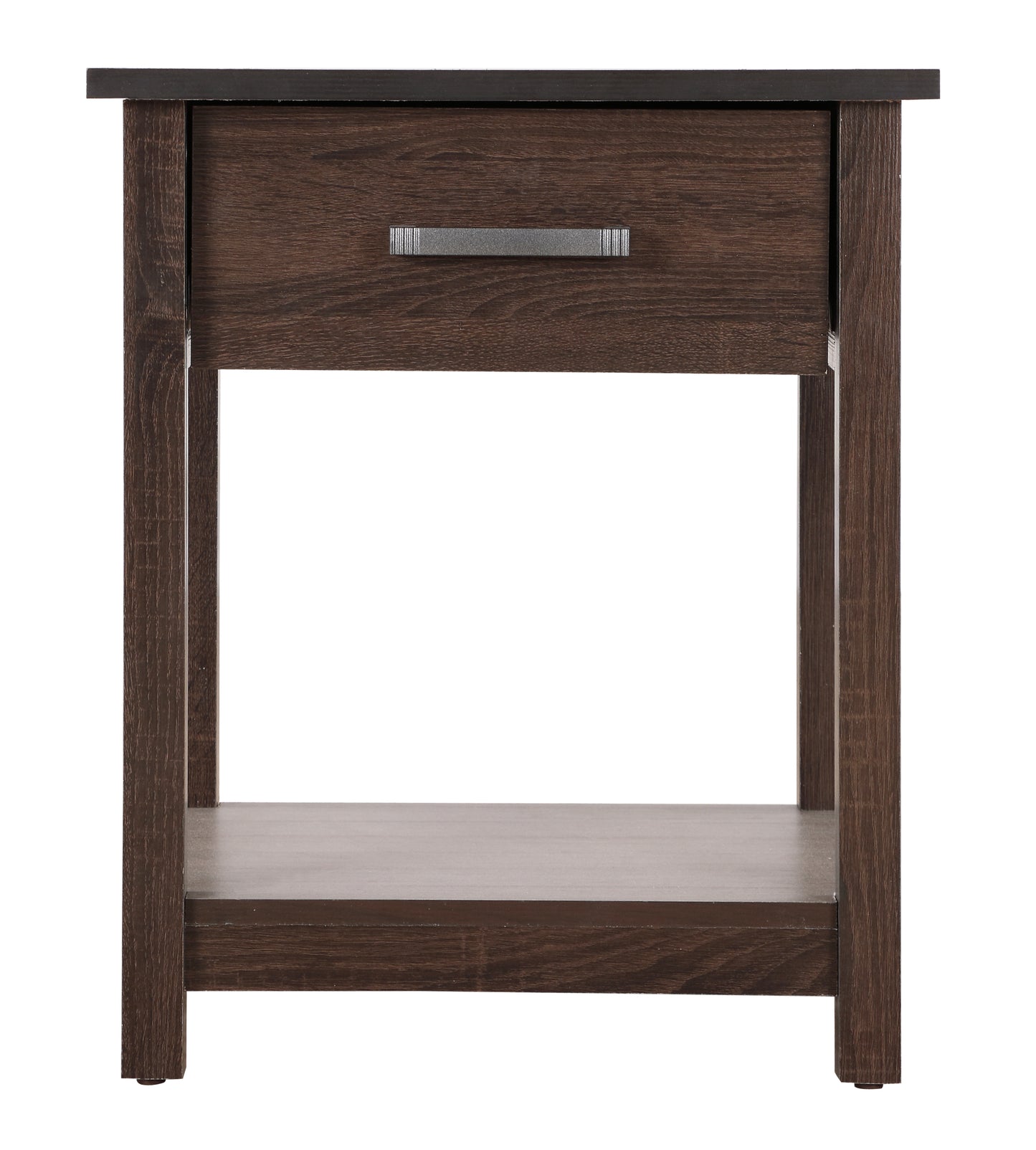 Sleek Contemporary Nightstand In Wenge
