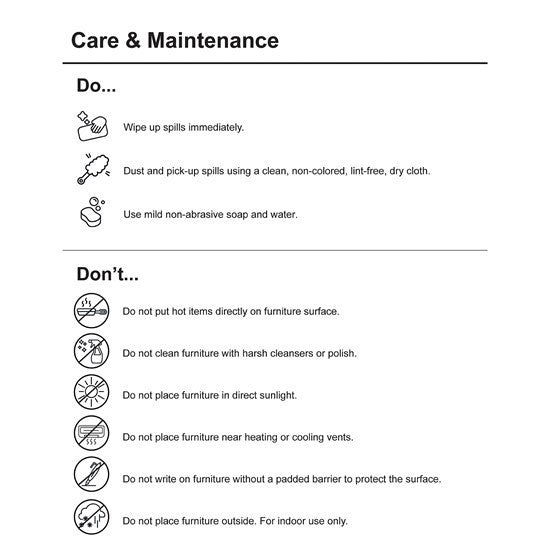 Modern One Drawer Waterfall Nightstand