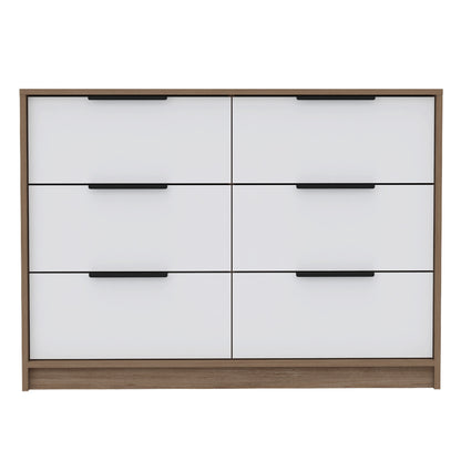 4 Drawer Double Dresser Maryland, Bedroom, Pine / White