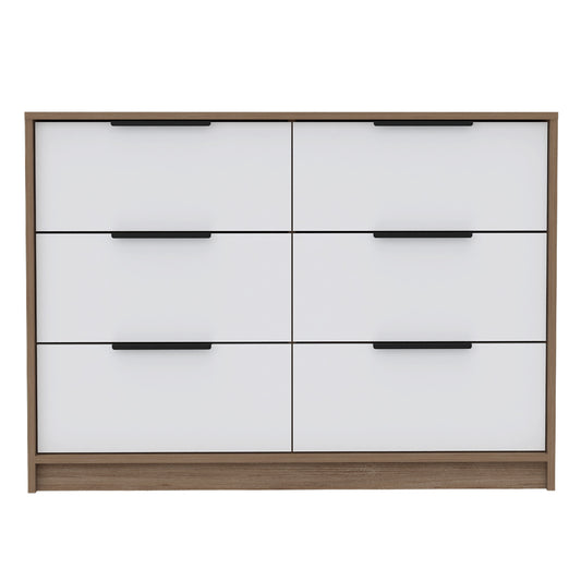 4 Drawer Double Dresser Maryland, Bedroom, Pine / White