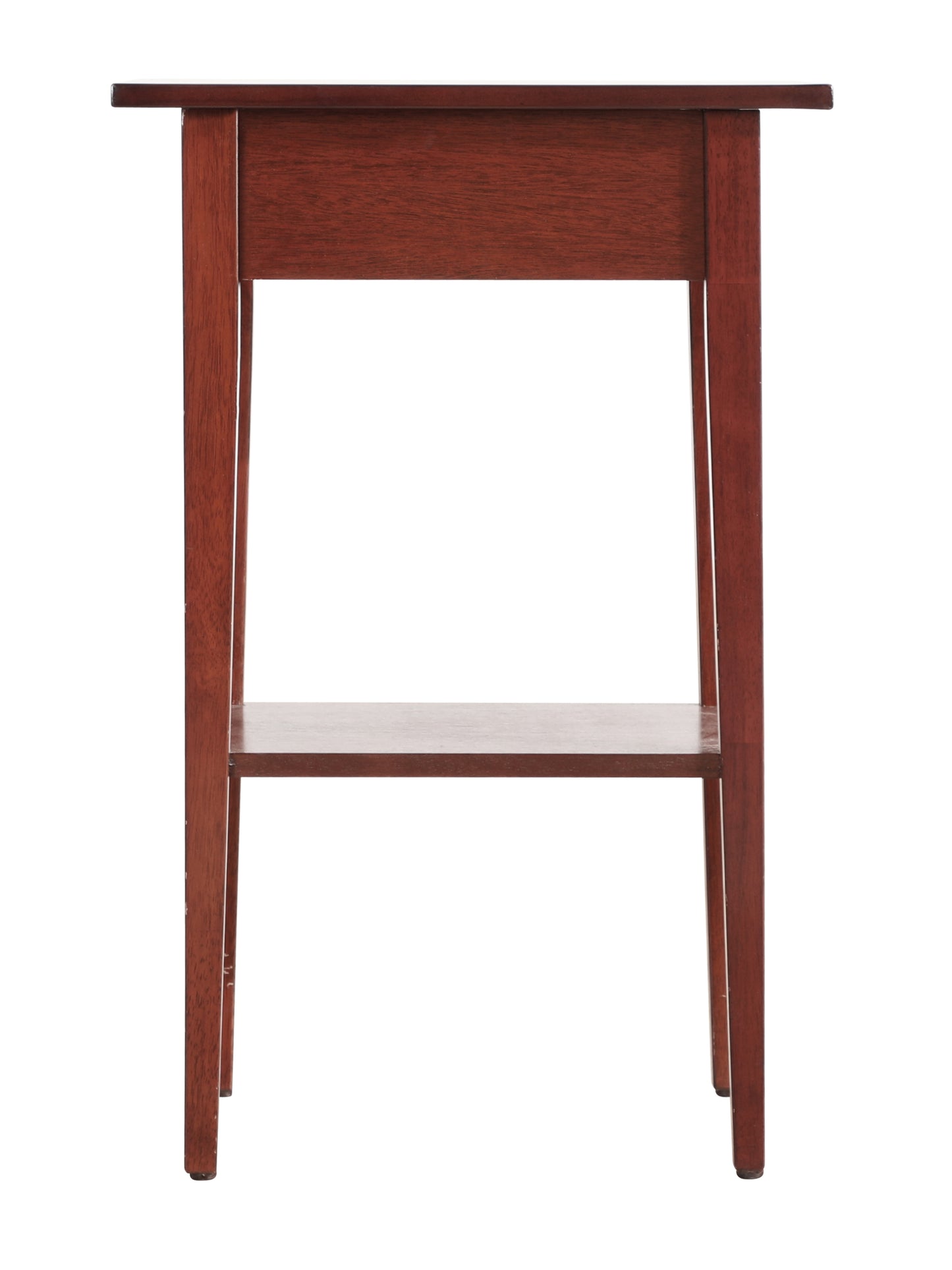 Charming Contemporary Nightstand In Cherry Finish