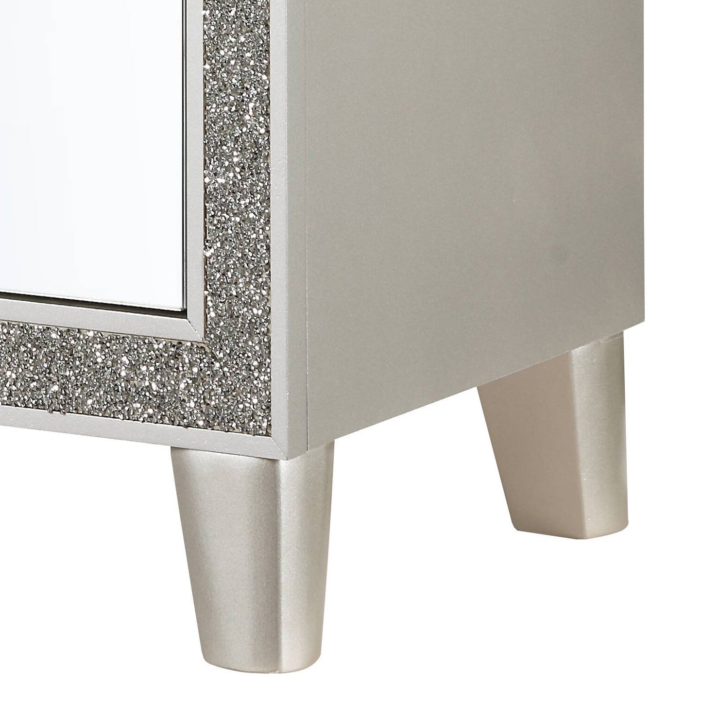 Champagne 2-Drawer Nightstand