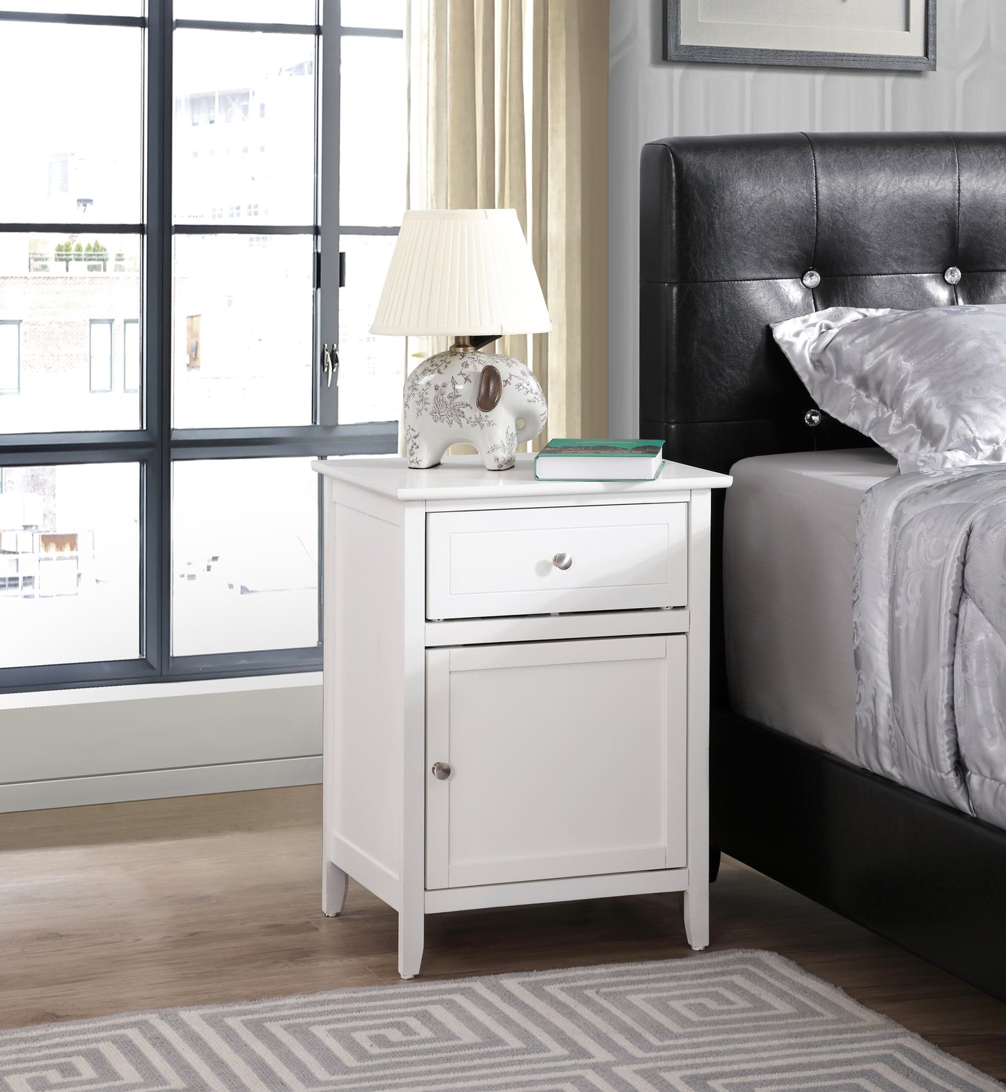 Elegant White Nightstand For Modern Spaces