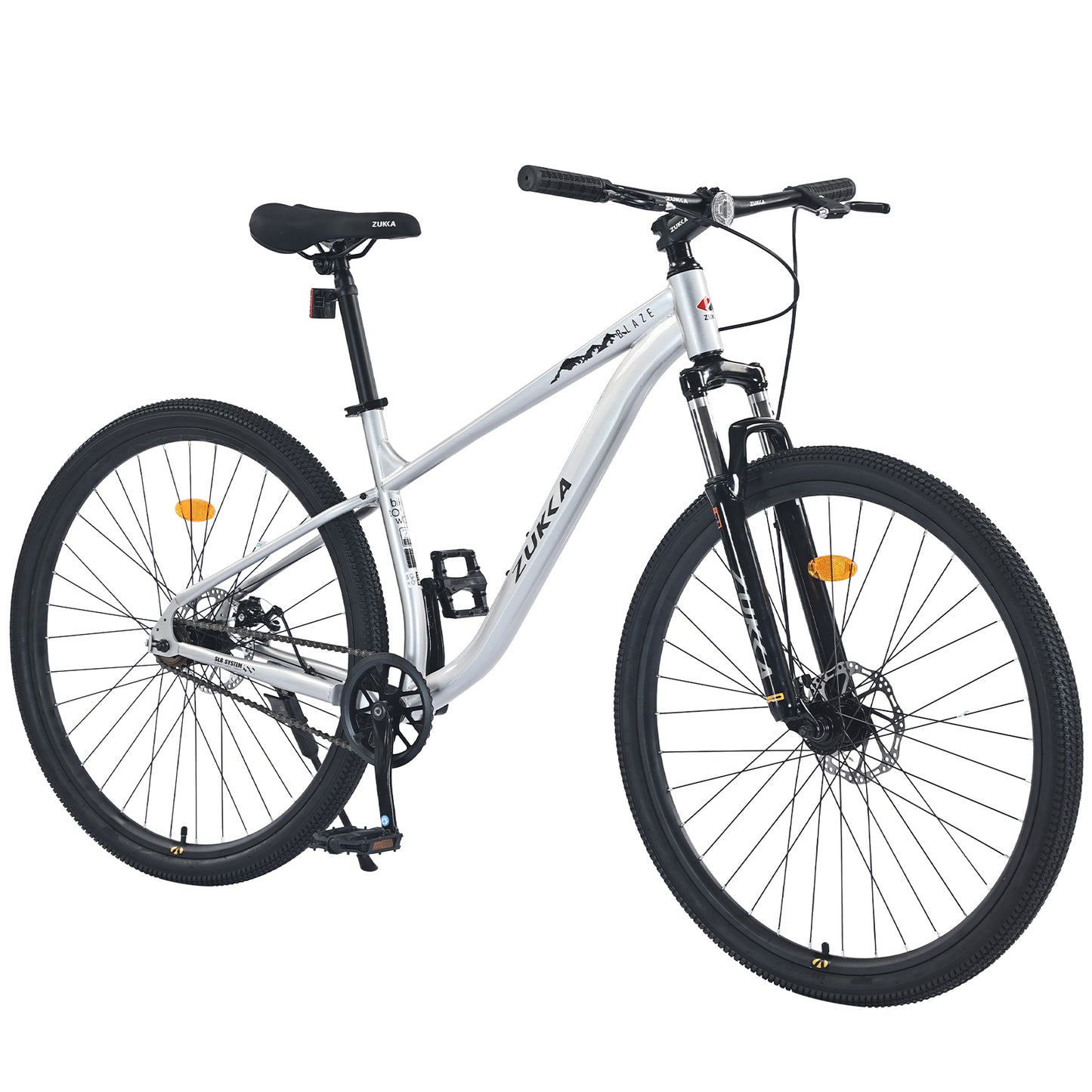29 Inch Wheels Single Speed  Mountain Bike, for Men Women Boys and Girls, Front Suspension,Steel Frame