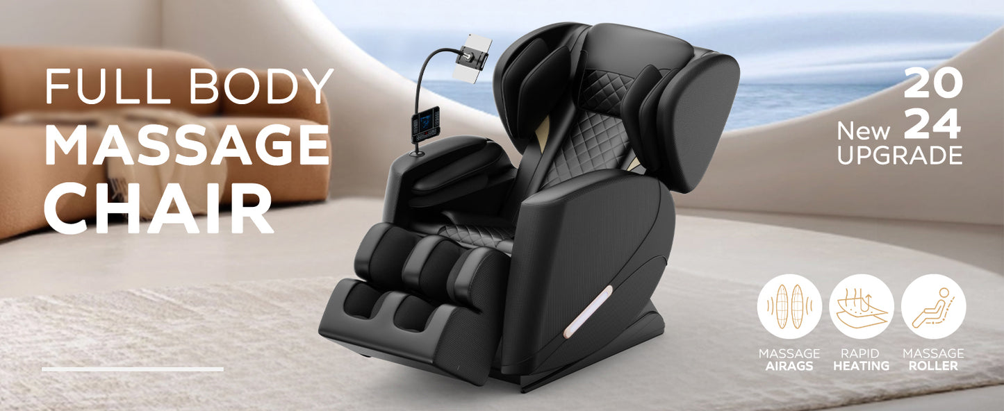 Massage Chair Recliner with Zero Gravity with Full Body Air Pressure