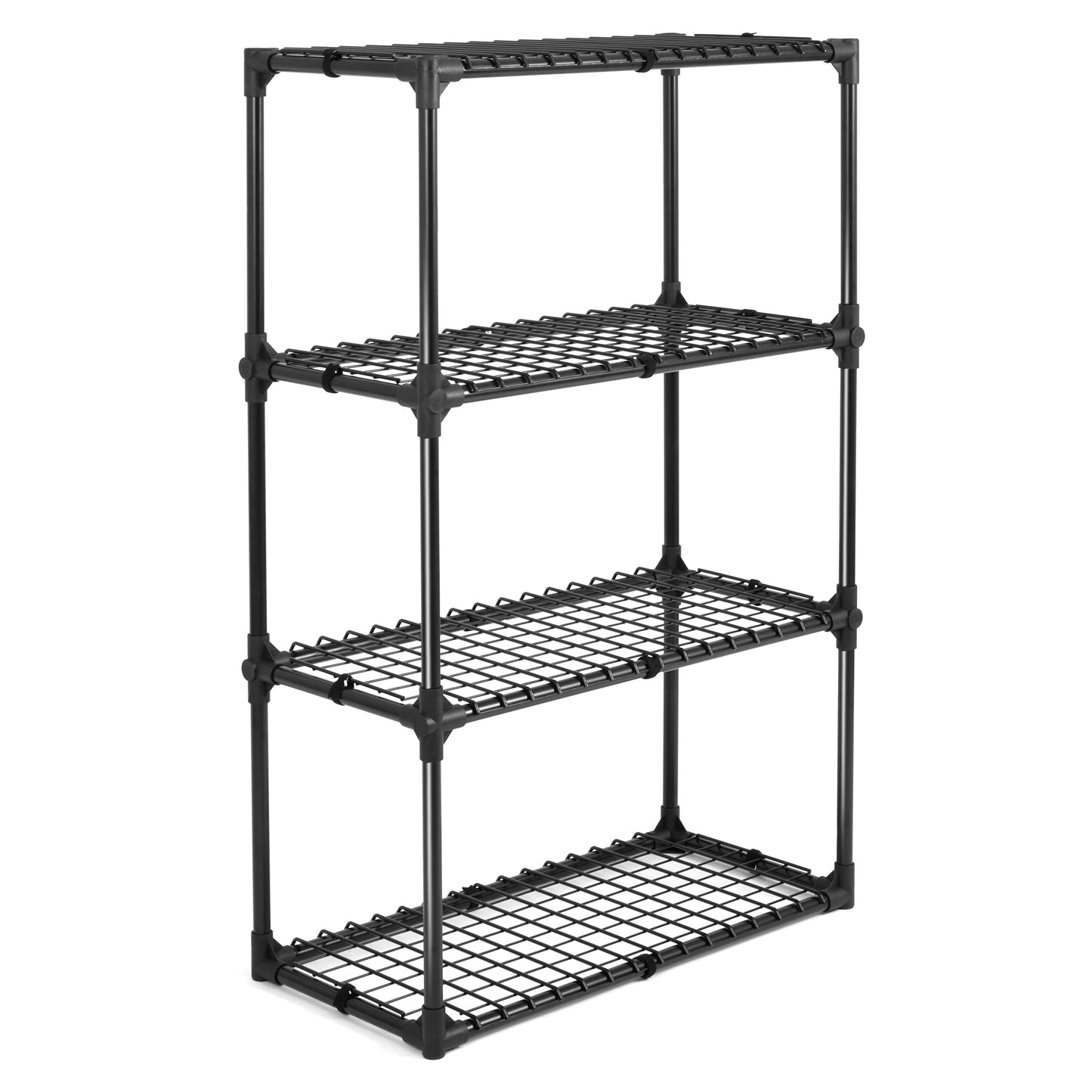 4-SHELF WIRE RACK(1PACK) WITH COVER