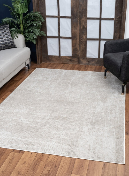 Elegance GC_CNC6008 Ivory 5 ft. 3 in. x 7 ft. 3 in. Area Rug