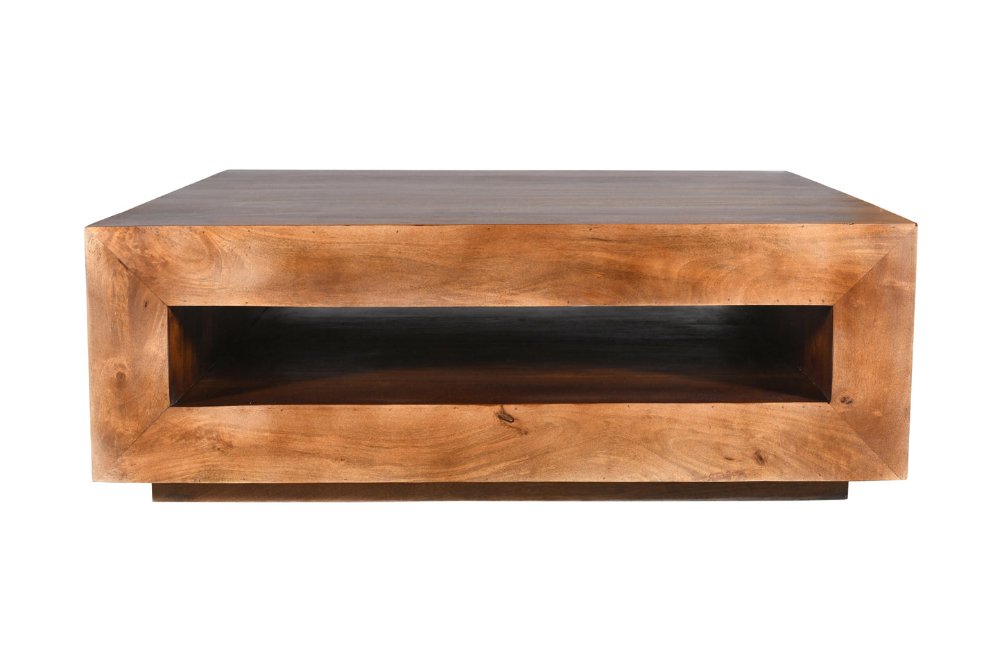 Solid Wood Square Modern Large Coffee Table