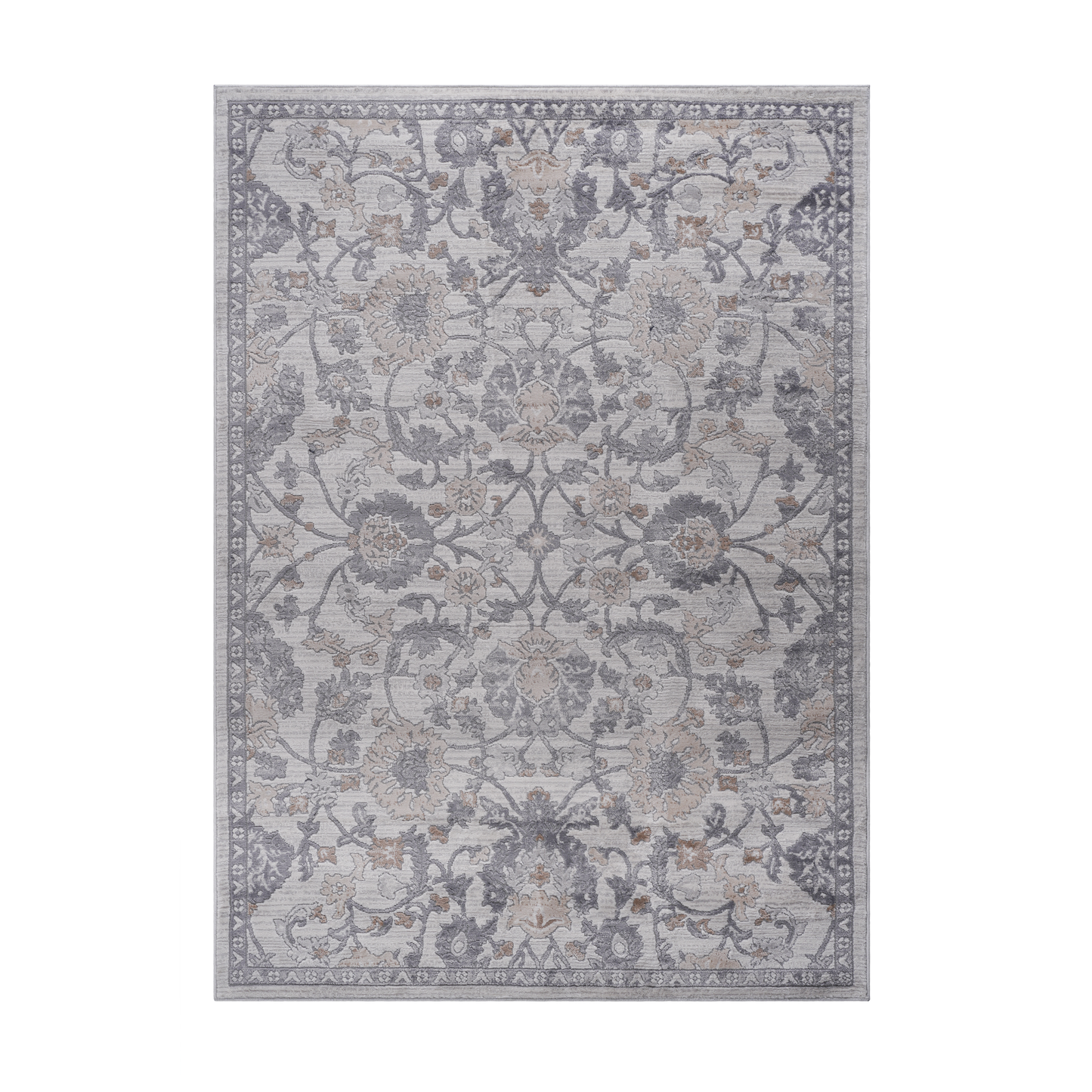 NAAR MARFI Collection 5X7 Sand/Ivory/Oriental Non-Shedding Living Room Bedroom Dining Home Office Stylish and Stain Resistant Area Rug