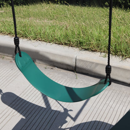 Swing Sets for Backyard 440LBS 2 Seat, Swing with Stand, Swing Set for Kids, 32" Saucer Swing and 26.2" Swing Seat