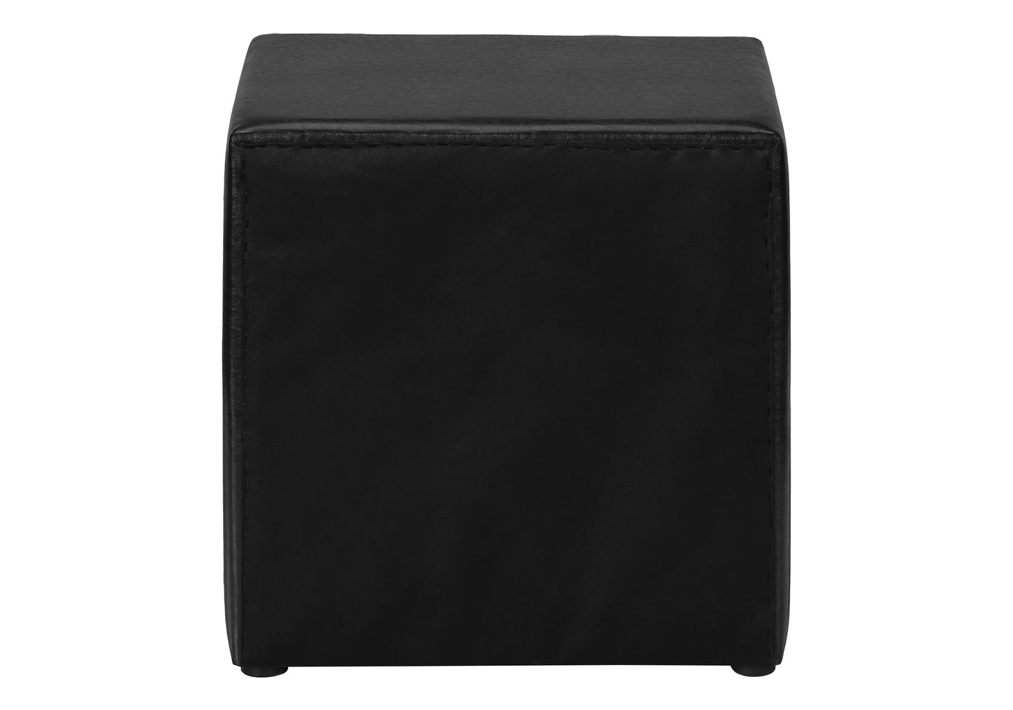Nightstand, Nightstand, End, Side, Lamp, Storage Drawer, Bedroom, Upholstered, Black Leather Look, Transitional