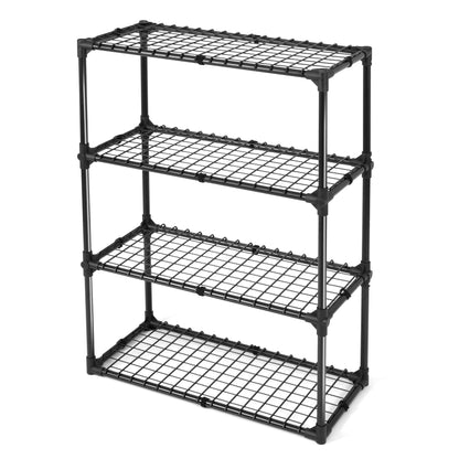 4-SHELF WIRE RACK(1PACK) WITH COVER