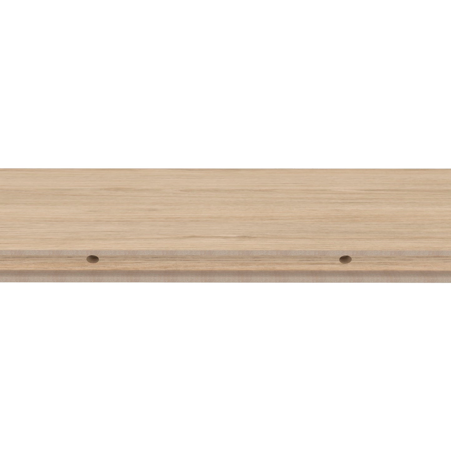 Iva Floating Shelf in Melamine, Light Pine