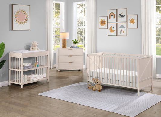 Pixie Zen 3-in-1 Crib in Washed Natural