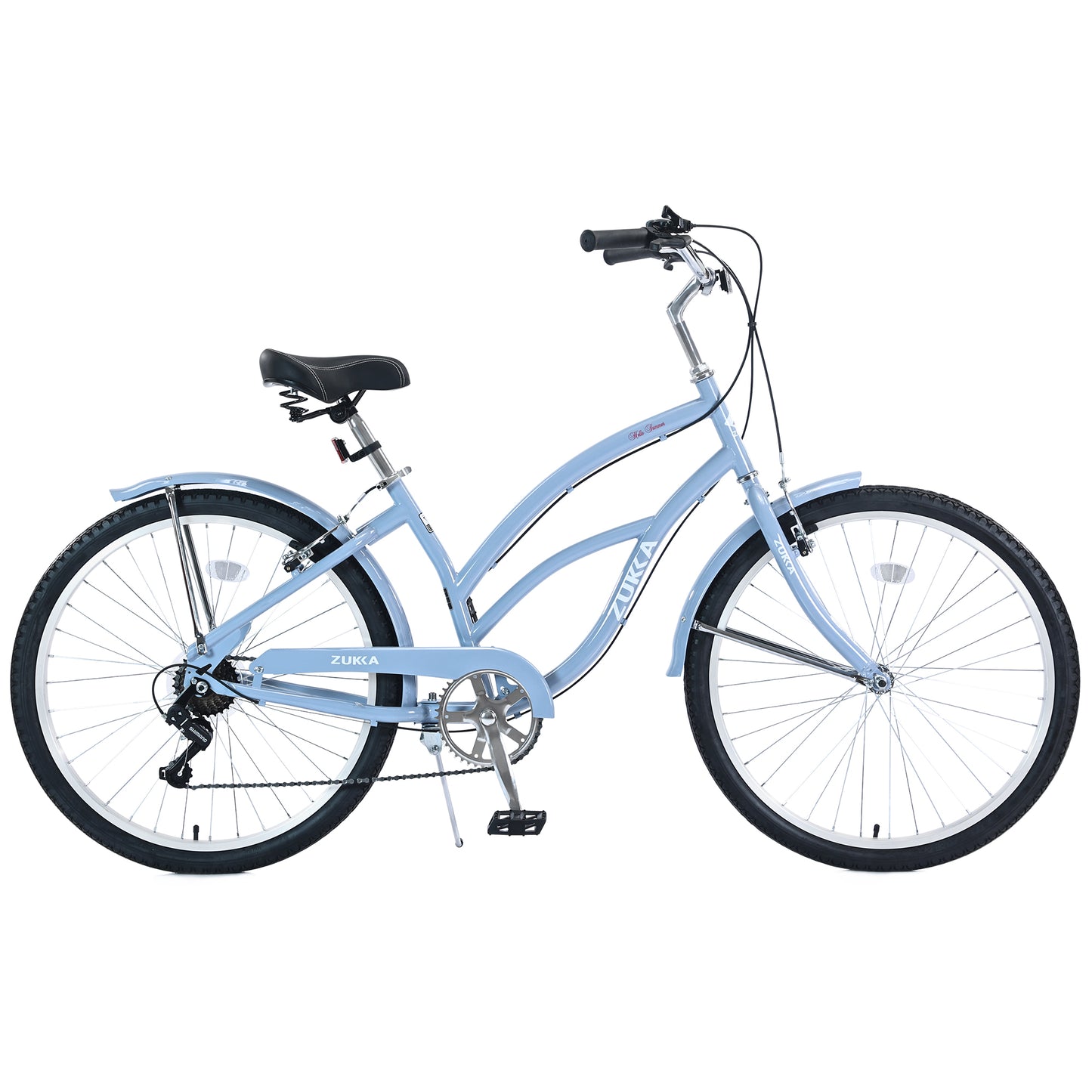 7 Speed Bicycles,  Multiple Colors 26'Inch  Beach Cruiser Bike