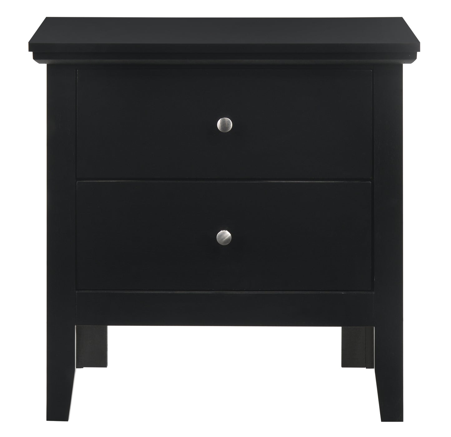 Stylish Transitional Black Nightstand