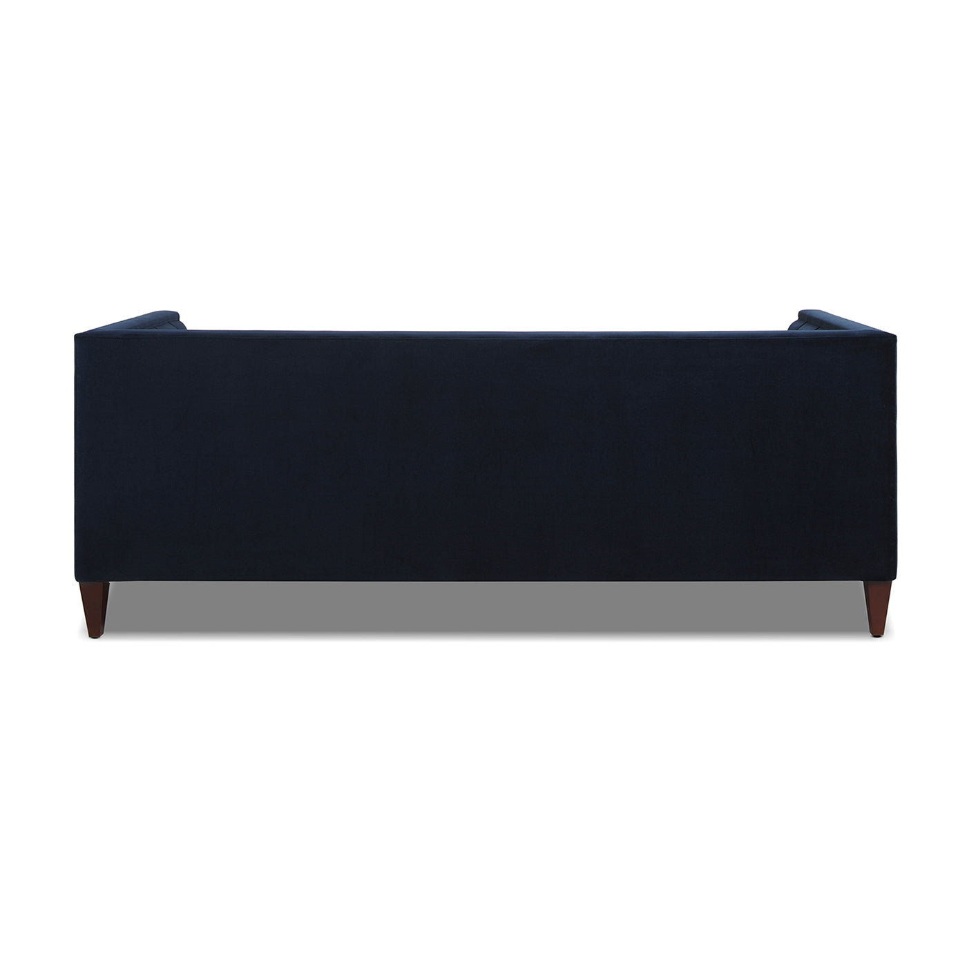 Jack 84" Modern Tuxedo Tufted Sofa, Dark Navy Blue Performance Velvet