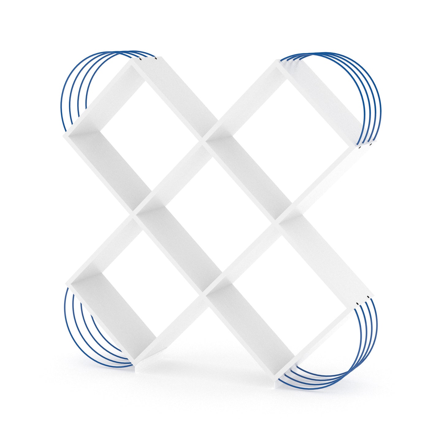 Case X Design Modern 5 Tier Bookcase