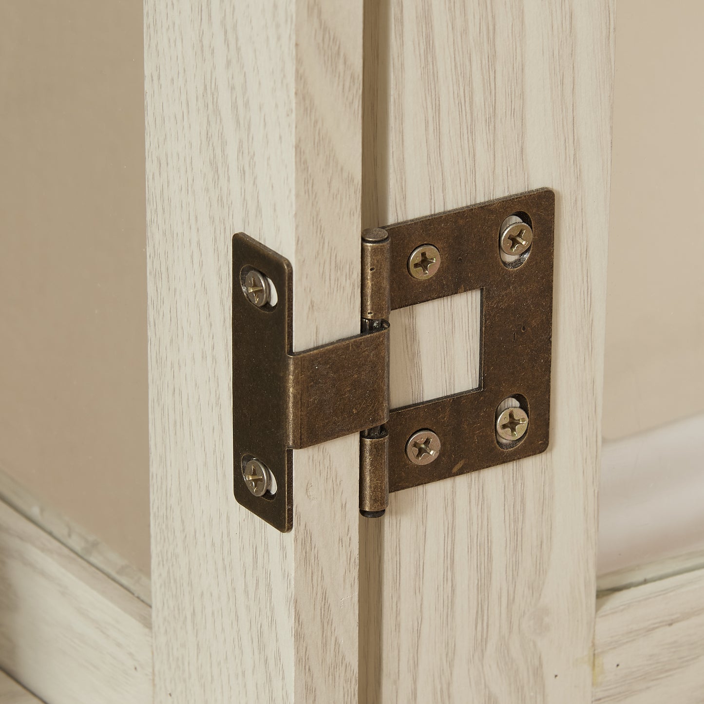 2 Doors Curio Cabinet with Tempered Glass Doors, Curio Cabinets with Mirrored Back Panel and Adjustable Shelves, Lighted Display Cabinet for Home, Office Light Bulb Included White