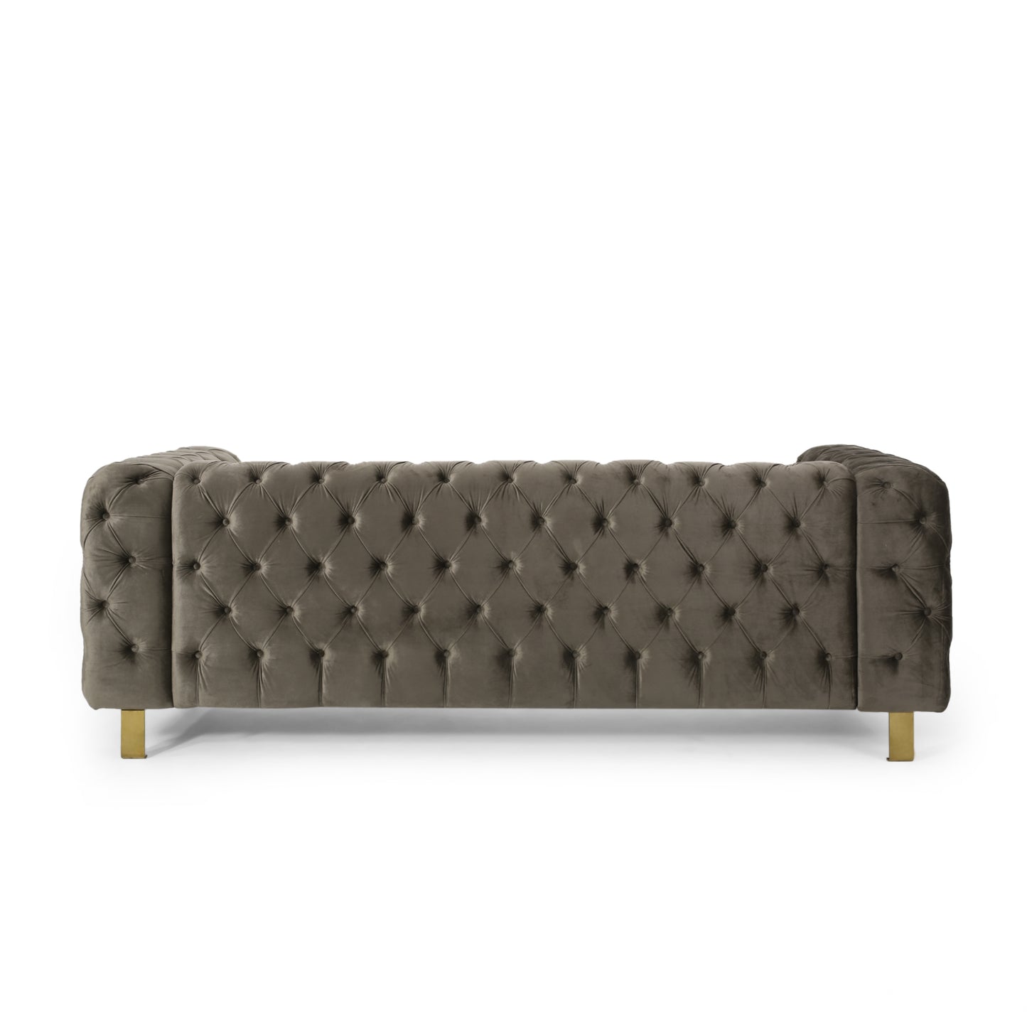 Mirod Comfy 3-seat Sofa with Tufted Back and Arm, Modern for Living Room