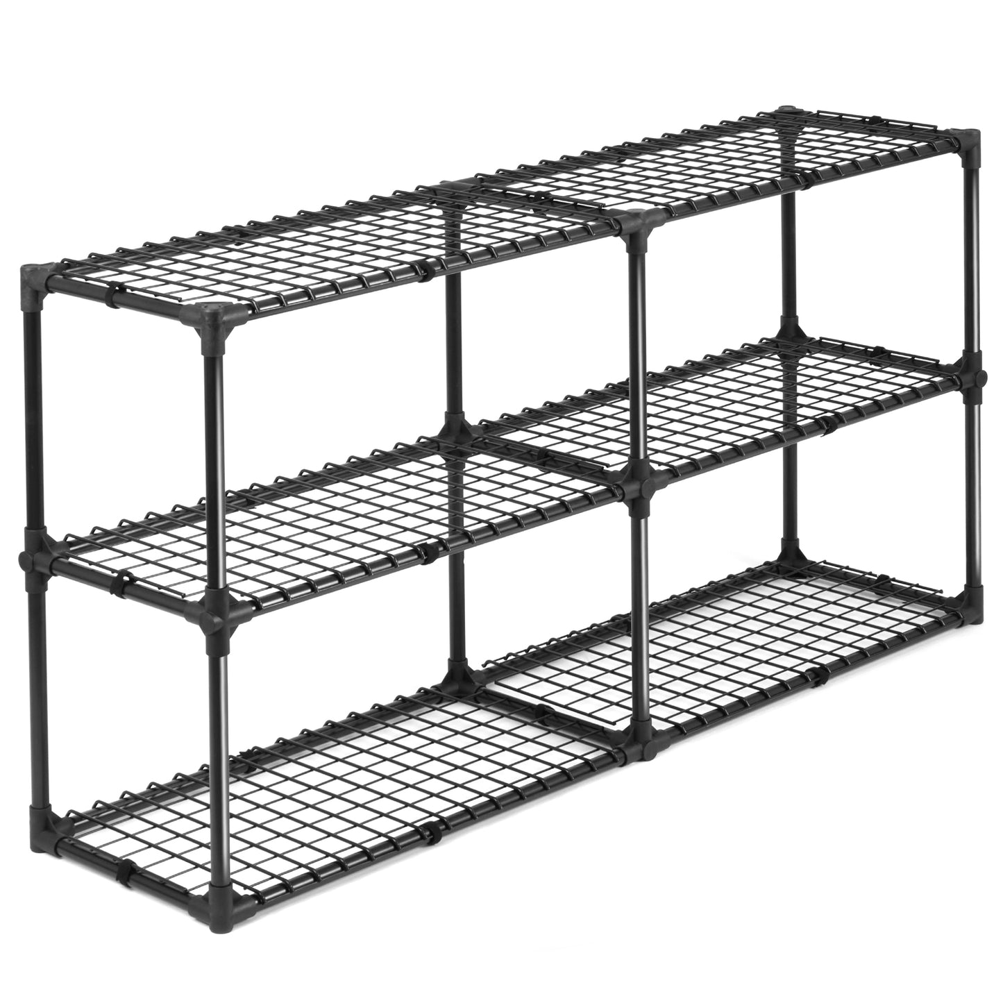 3-SHELF WIRE RACK WITH COVER(2PACK)