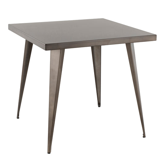 Austin Industrial Dining Table in Antique by LumiSource