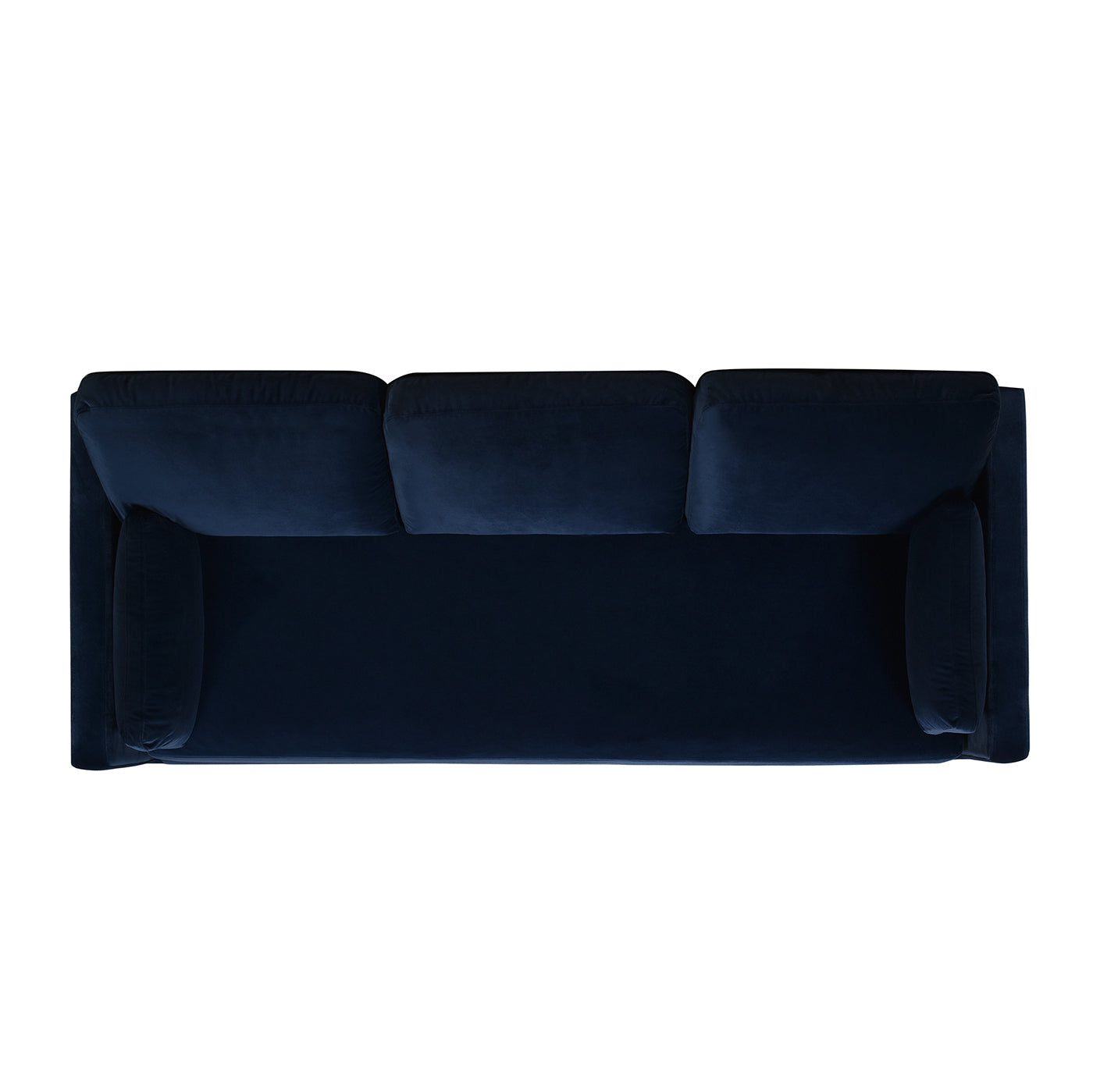 Knox 84" Modern Farmhouse Sofa, Dark Navy Blue Performance Velvet