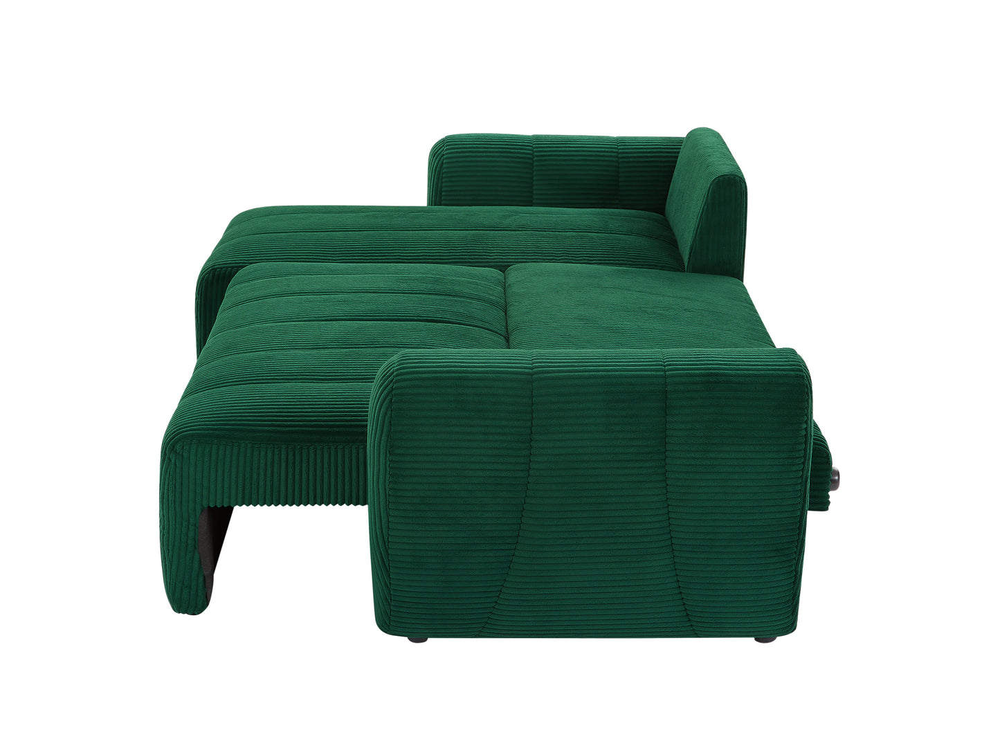 Convertible Sectional Sofa Couch,  Modern Fabric 3 Seater L-Shaped Couch for Living Room, Apartment, Office, Small Space