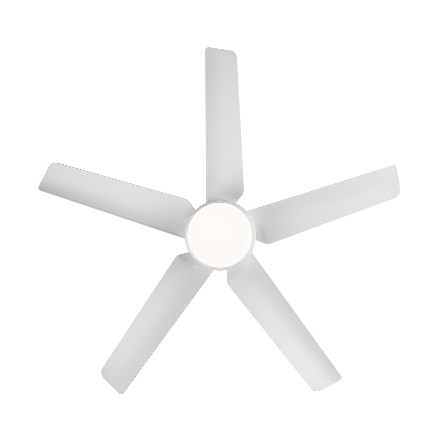 48 In Intergrated LED Ceiling Fan with White ABS Blade