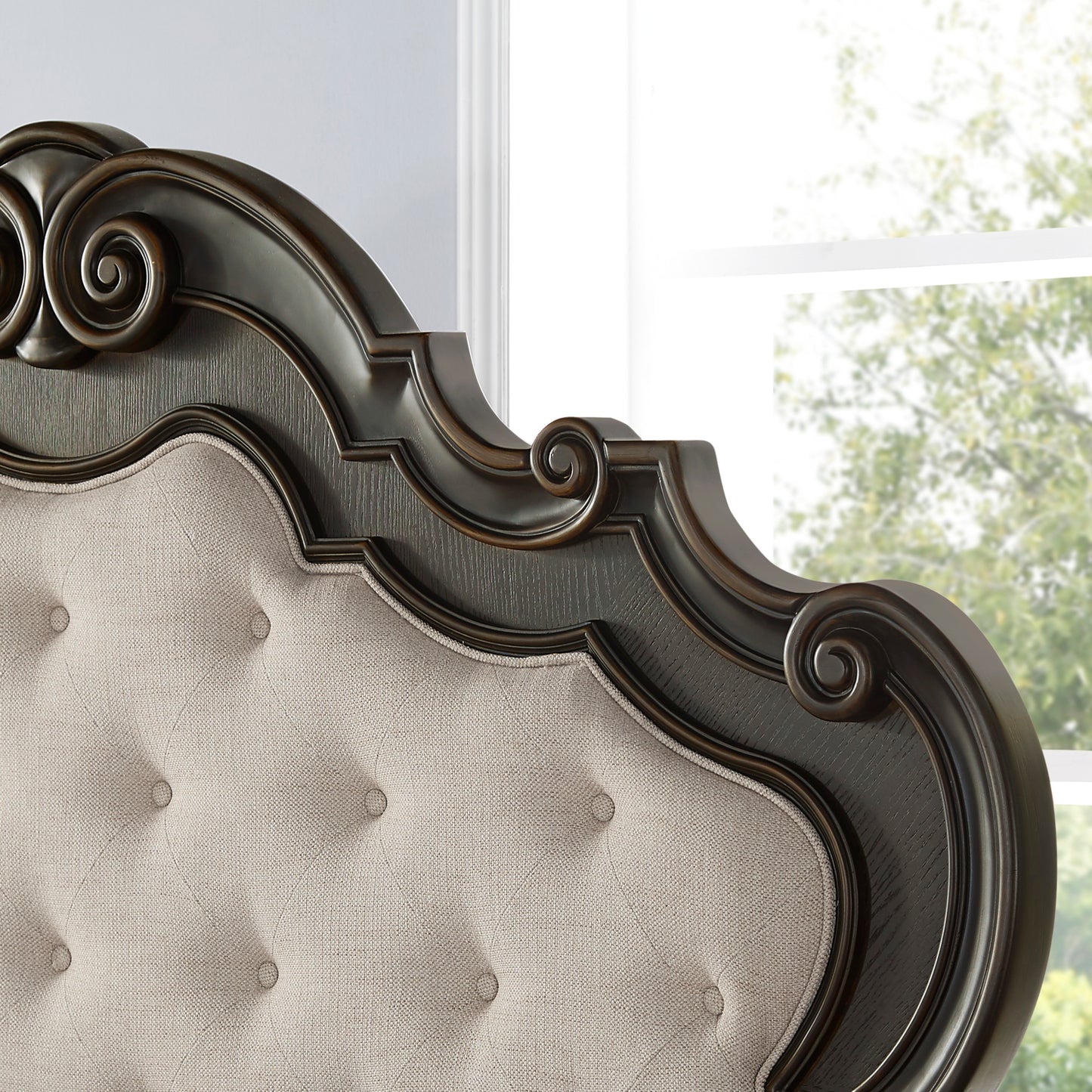 Rhapsody - King Bed - Dark Brown