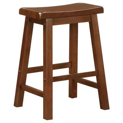 Chestnut Counter Height Stools (Set of 2)