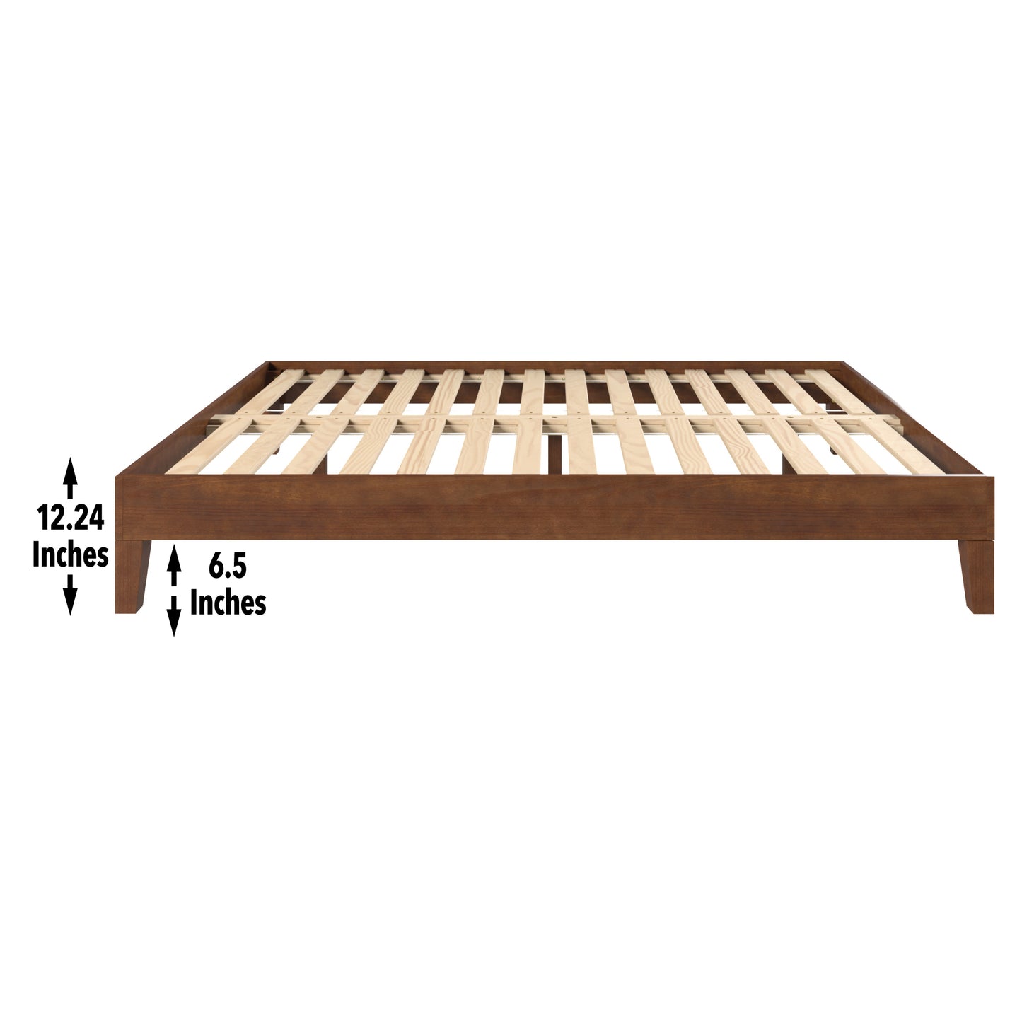 Nix - King Platform Bed - Brown