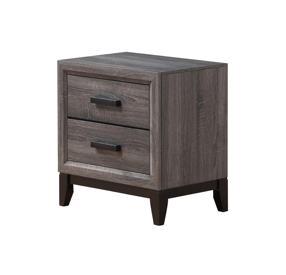 MIRAGE FOIL GREY NIGHTSTAND