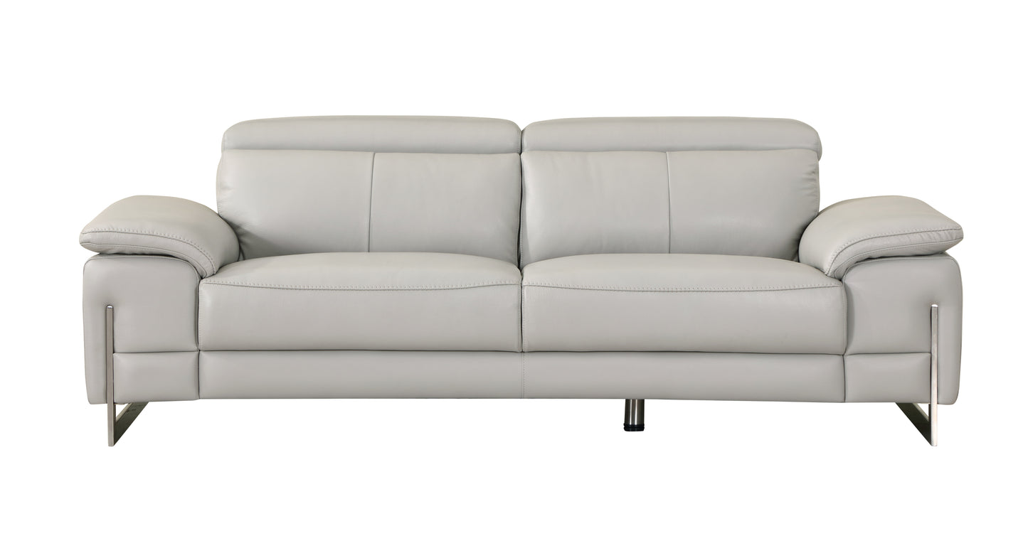 Global United Top Grain Italian Leather Sofa