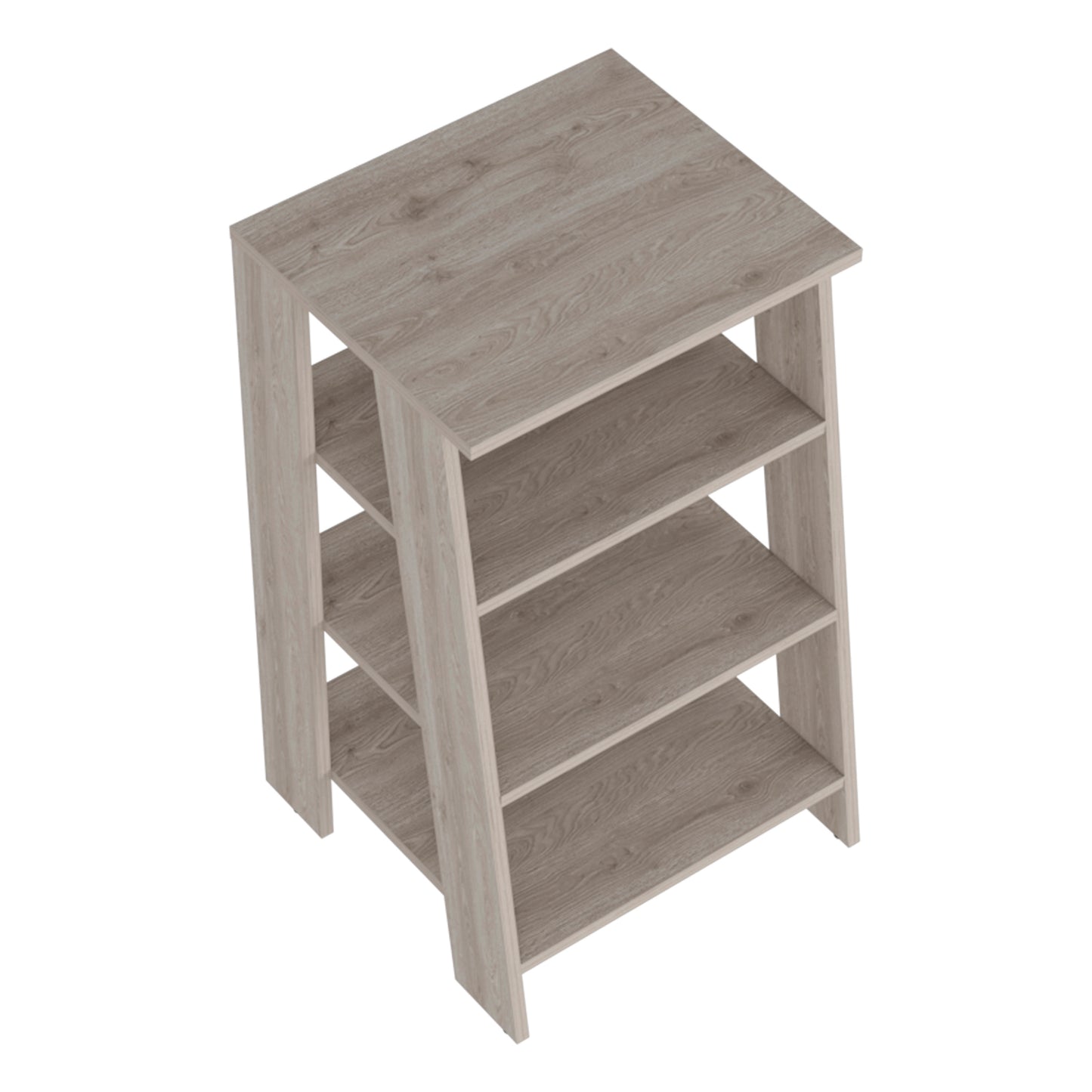 Cabinet 30" H, Four Shelves, Vertical, Light Gray