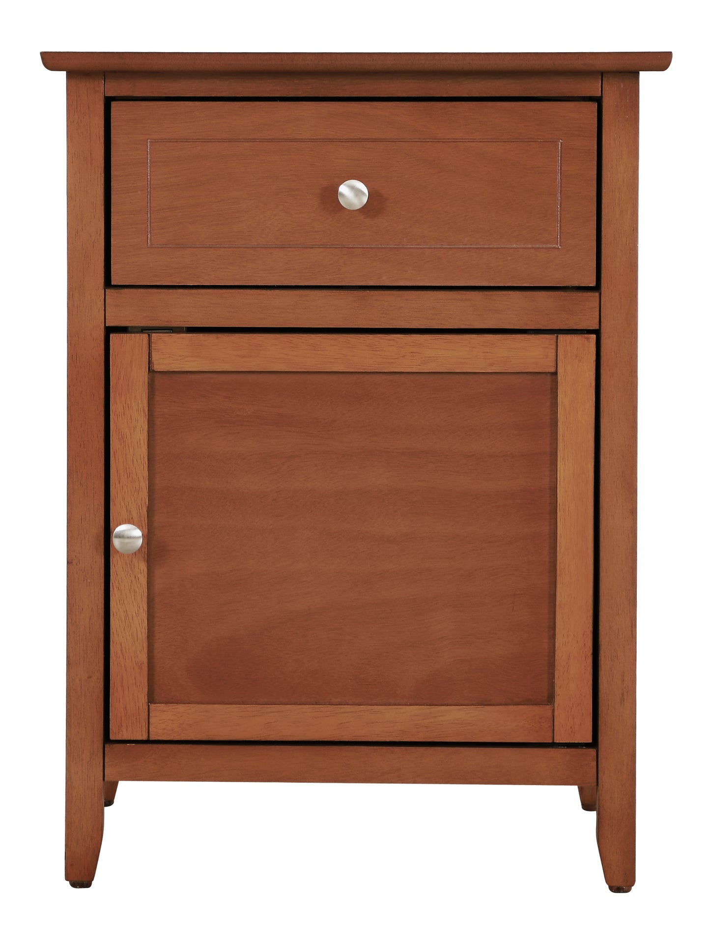 Charming Oak Transitional Nightstand