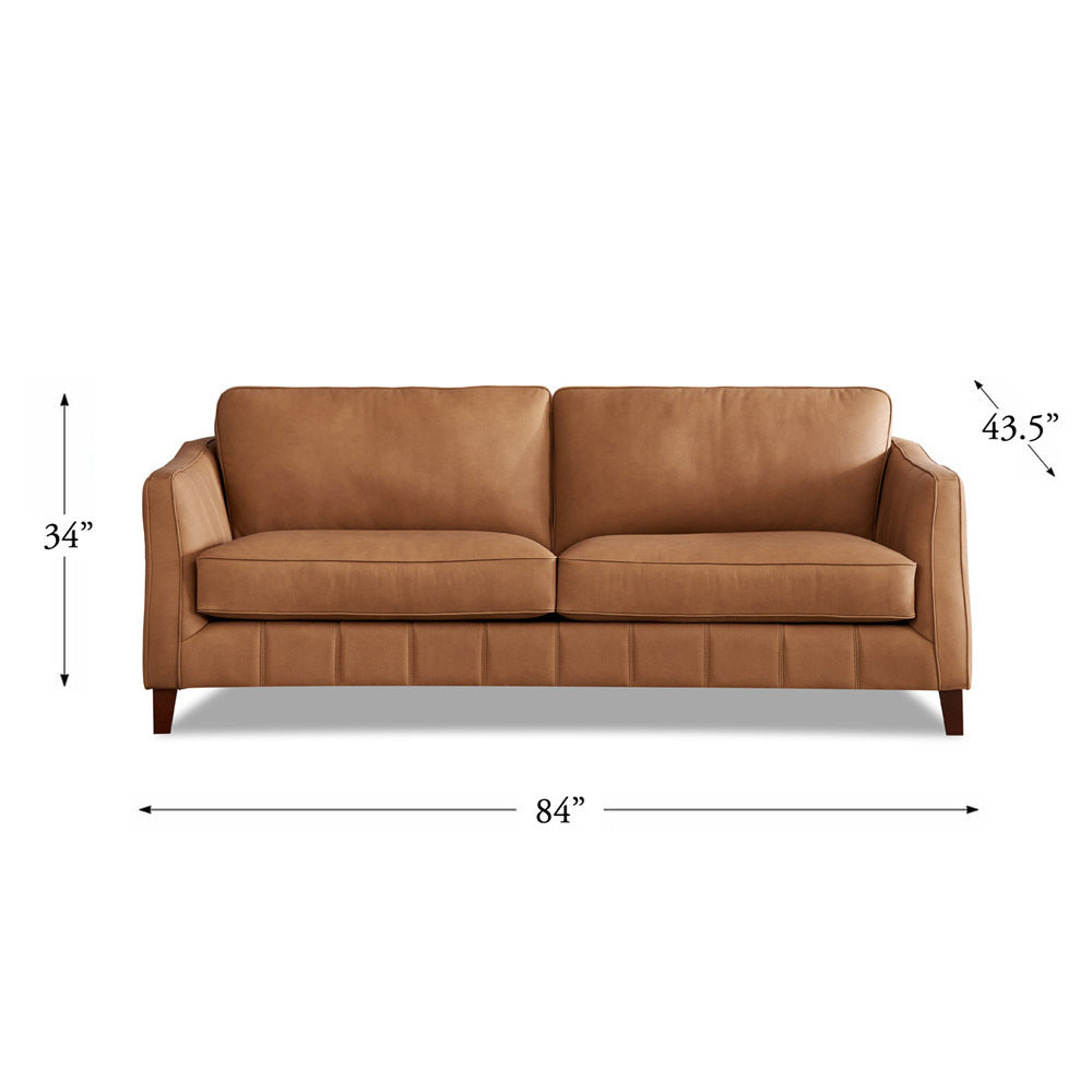 Aria Top Grain Leather Sofa Couch